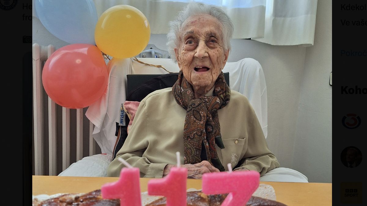 Španělka, která je nejstarším člověkem na světě, oslavila 117. narozeniny